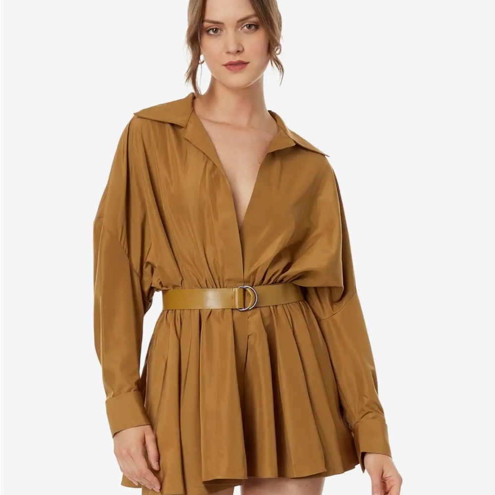 Norma Kamali belted boyfriend dress never worn size S